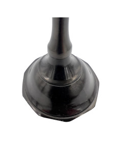 Candelabro negro 20cm 2