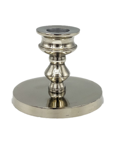 Candelabro plateado 6,5cm