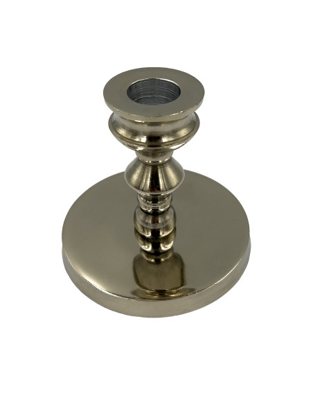 Candelabro plateado 8cm