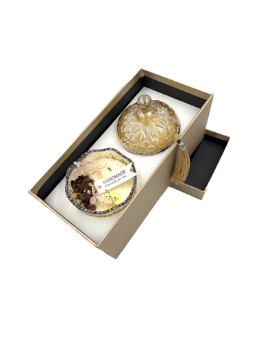 Vela Bowl Flores 8cm - Elegante y Aromática para tu Hogar