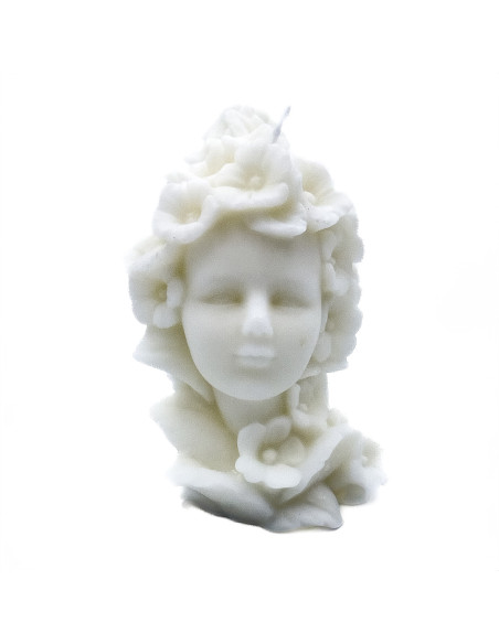 Vela niña flores 11,5cm