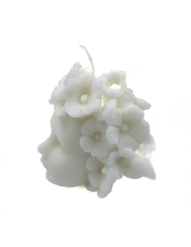 Vela Niña Flores 11,5cm - Decoración Encantadora para el Hogar