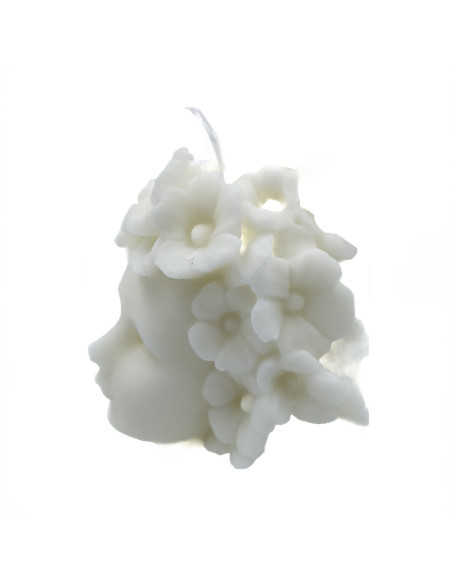 Vela niña flores 11,5cm
