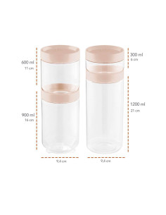 Contenedores alimentos set 4 2