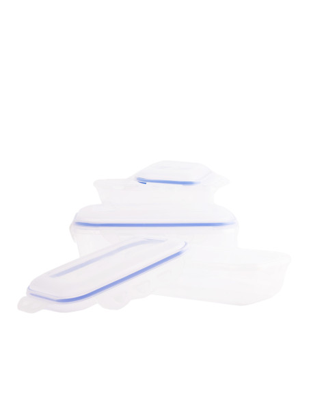 Contenedor rectangular 3 piezas