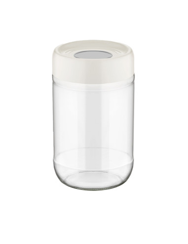 Contenedor de Vidrio 660cc con Tapa de Colores Surtidos