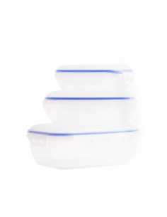 Contenedor rectangular 3 piezas