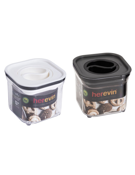 Contenedor plástico hermético blanco/negro 700ml