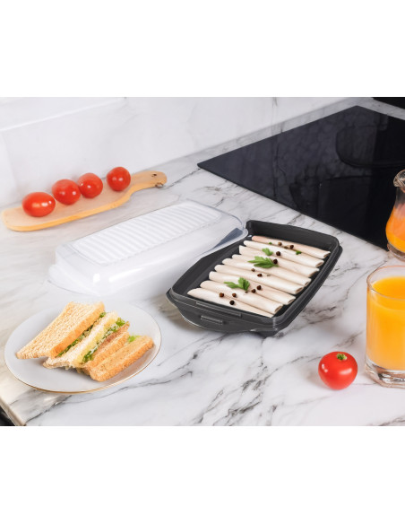 Contenedor plástico 12x21,4x3,7cm