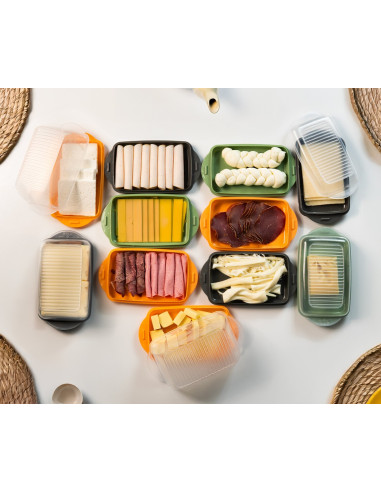 Contenedor Plástico 12x21,4x8,5cm - Organiza tu Cocina