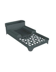 Secaplatos plástico gris 40,8x20,7x11,5cm