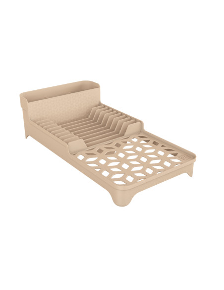 Secaplatos plástico beige 40,8x20,7x11,5cm