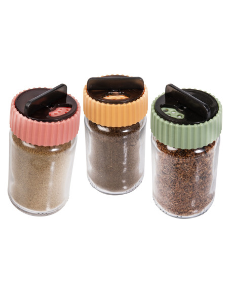 Especiero vidrio con dosificador 105ml