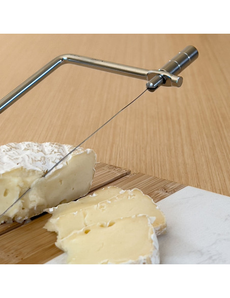 Tabla corta queso bambú mármol 29x24cm