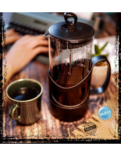 Cafetera francesa de vidrio 600ml 2