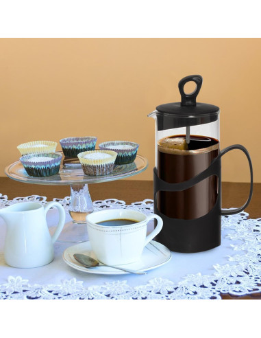 Cafetera Francesa de Vidrio 1Lt - Preparar Café Casero