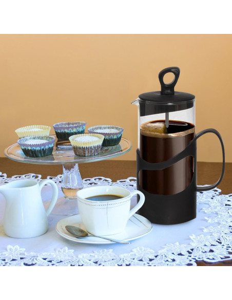 Cafetera francesa de vidrio 1lt