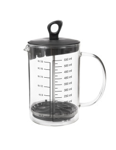 Cafetera francesa borosilicato con medidor 660ml