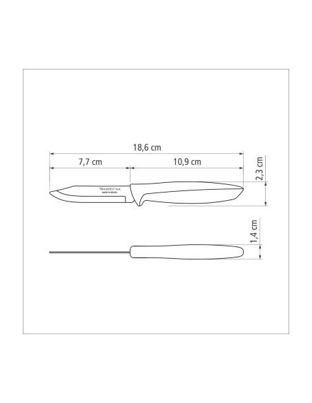 Cuchillo legumbres/fruta 23420/163