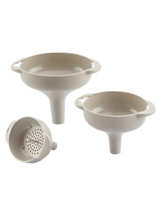 Set 3 embudos con colador