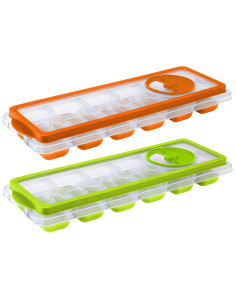 Cubeta 12 hielos con tapa