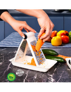 Rallador plegable con bandeja 26x11,7cm 2