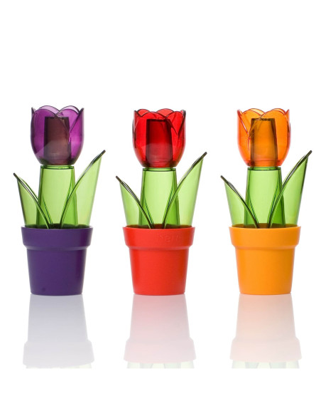 Salero plástico Tulipán 12,8cm