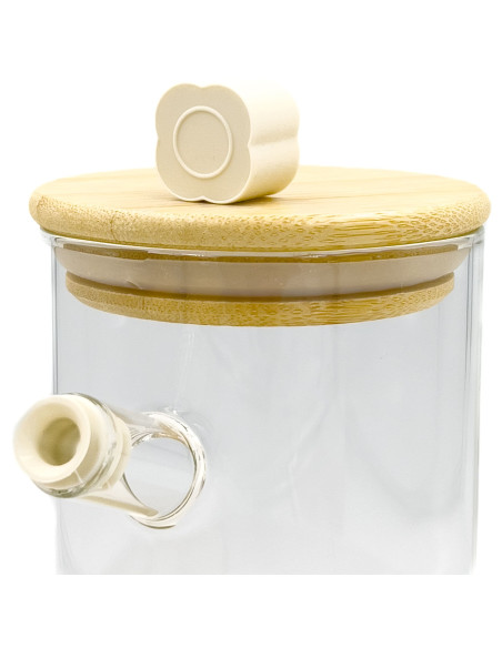 Alcuza borosilicato 3 piezas