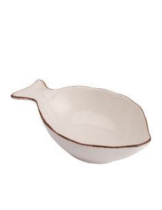 Pocillo cerámica pescado blanco 16.5cm 2