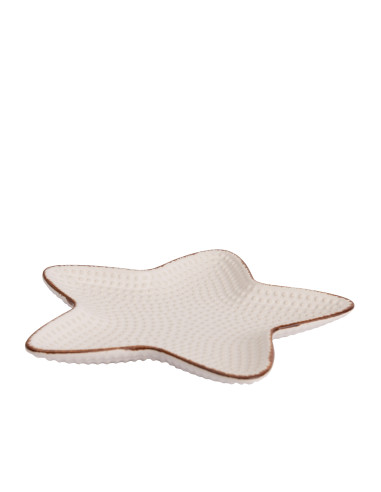 Pocillo de Cerámica Estrella Blanco 15cm - Menaje de Mesa