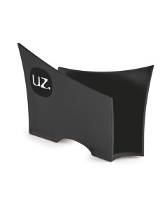 Servilletero plástico negro 15x3,5x10cm