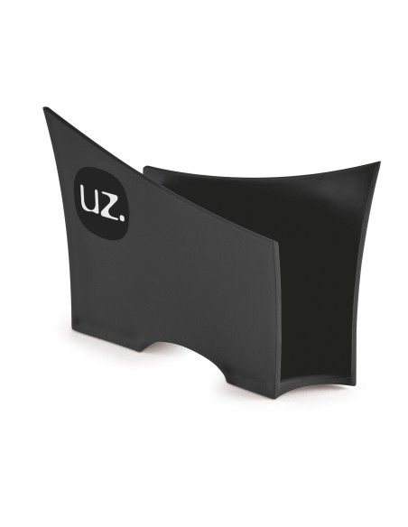 Servilletero plástico negro 15x3,5x10cm