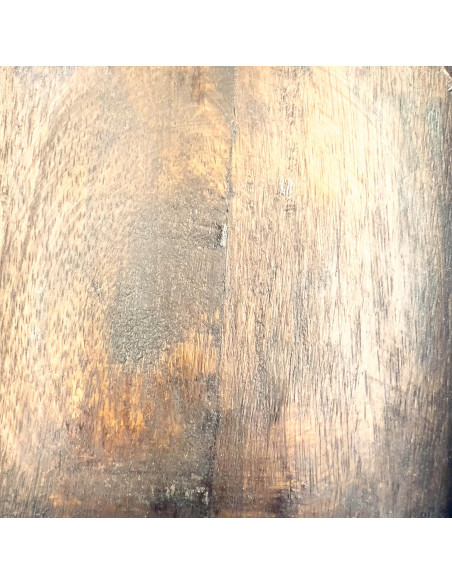 Plato doble madera oscuro 30x15x3,5cm