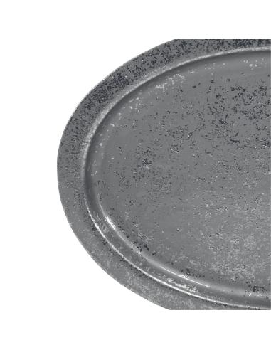 Bandeja Ovalada Plateada 23,5x15x1cm - Elegante y Versátil