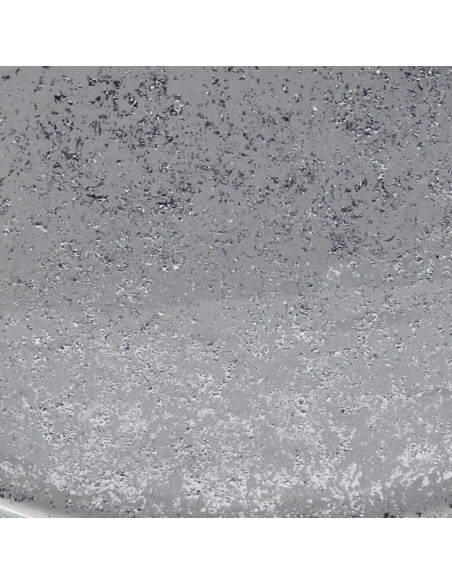 Bandeja ovalada plateada 23,5x15x1cm