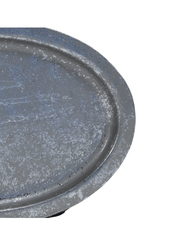 Bandeja Ovalada Plateada 23,5x15x1cm - Elegante y Versátil