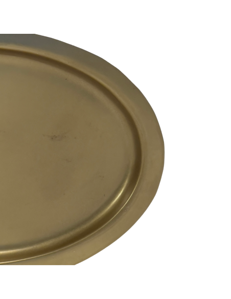 Bandeja ovalada dorada 23,5x15x1cm