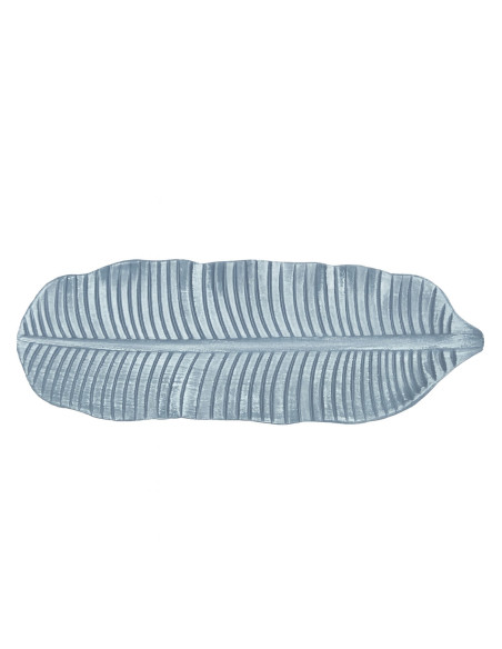Bandeja hoja ondas 47x16cm plástica gris