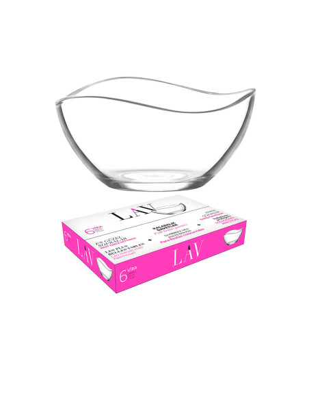 Bowl vidrio 10,5cm set de 6