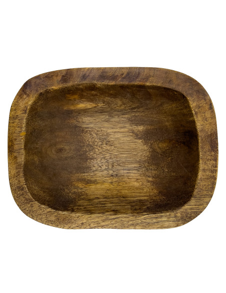 Bowl madera oscuro 15x12x4,5cm