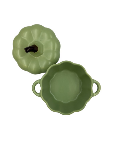 Bowl Cerámica Calabaza con Tapa 10,5cm - Menaje de Mesa