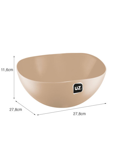 Ensaladera Beige 3L - Elegante y Práctica para tu Mesa