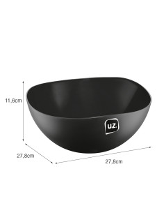 Ensaladera negro 3l 2