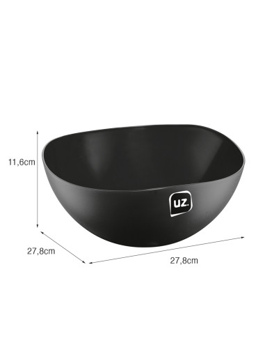 Ensaladera Negra 3L - Elegante y Práctica para la Mesa