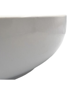 Ensaladera cerámica blanca 2