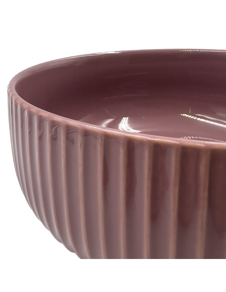 Ensaladera Comacchio morado 20,2cm