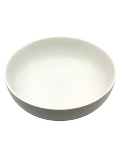 Ensaladera cerámica blanca