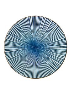 Plato bajo rayas 17,8cm