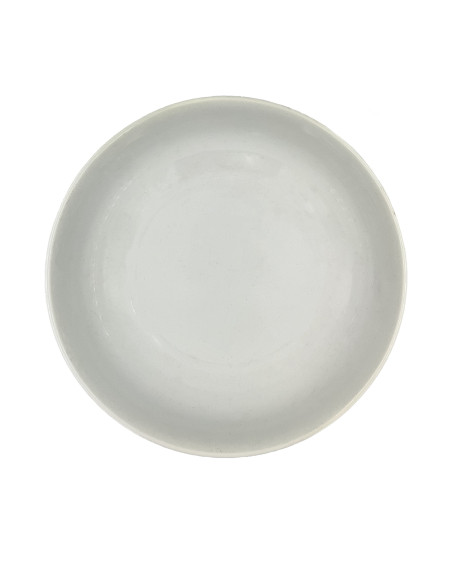 Ensaladera cerámica blanca