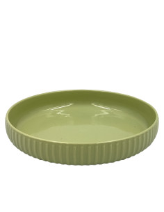 Plato hondo Comacchio verde 20cm